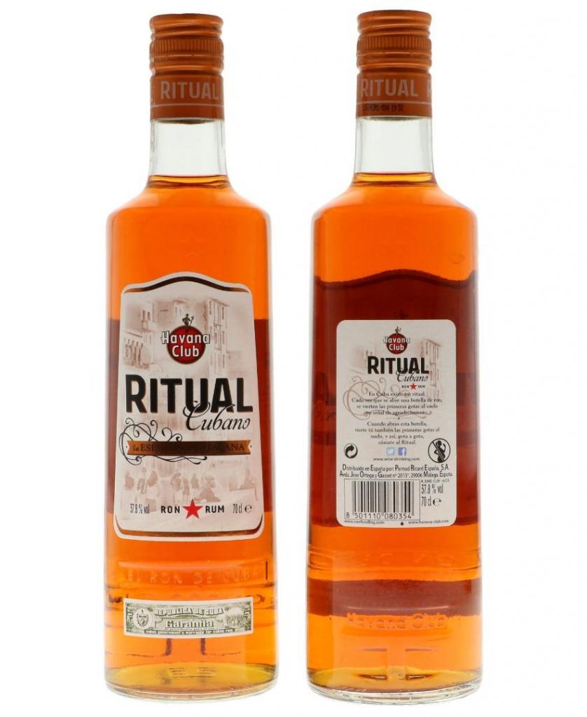 Havana Club Ritual 70cl 37.8 % vol 10,95€
