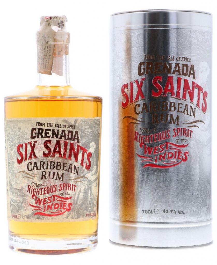 Six Saints Rum + Metal Box 70cl 41.7 % vol 26,50€