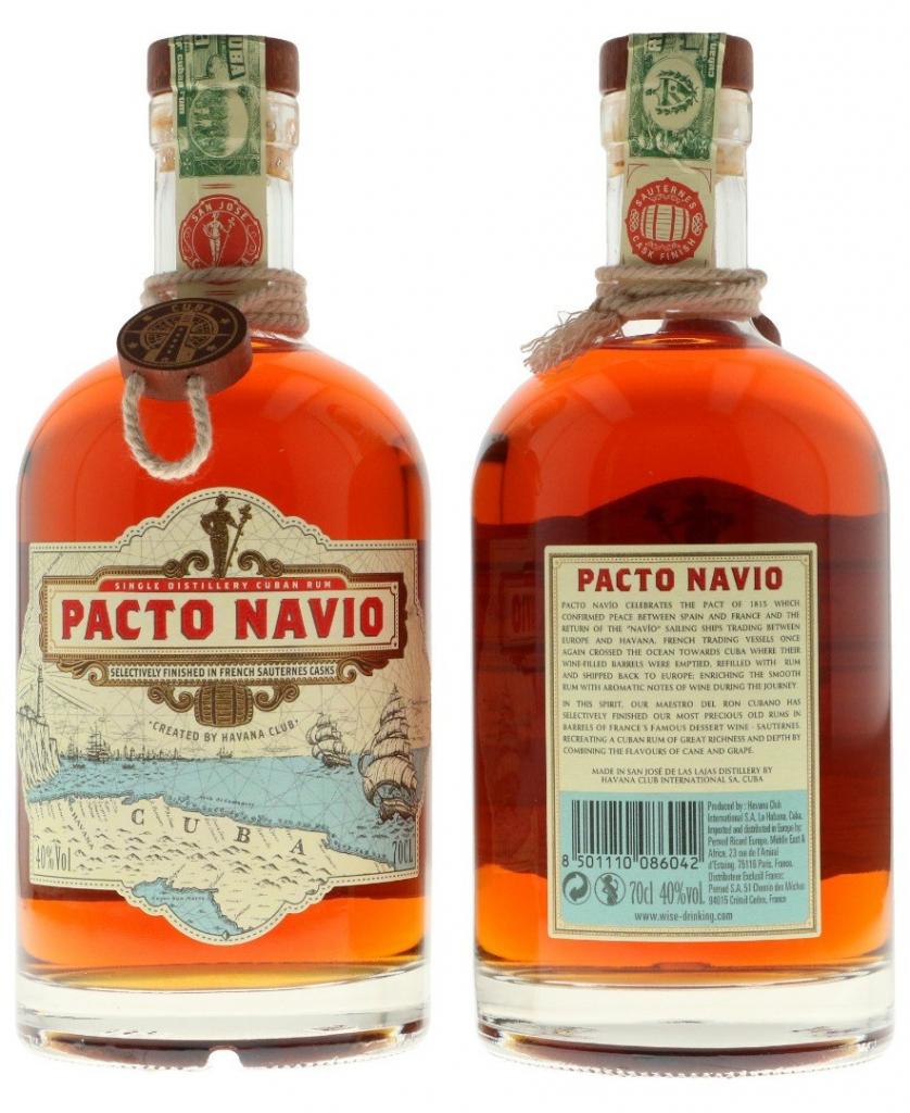 Pacto Navio 70cl 40 % vol 35,95€