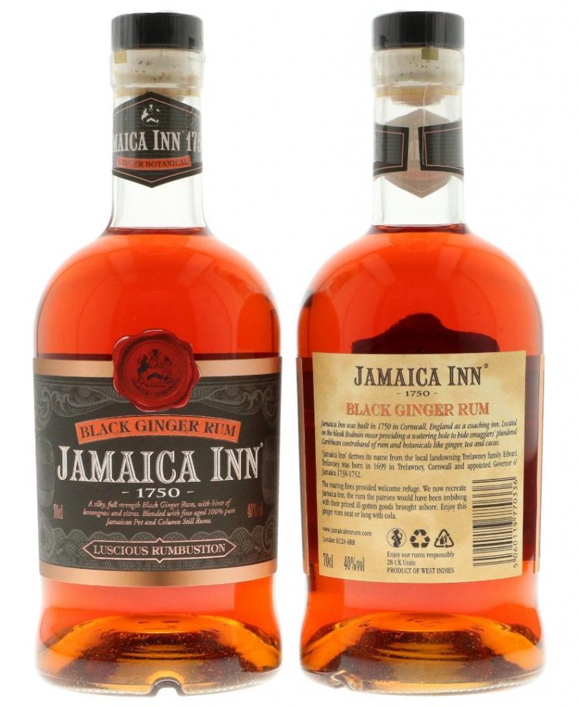 Jamaica Cove Black Ginger Rum 70cl 40° 14,35€