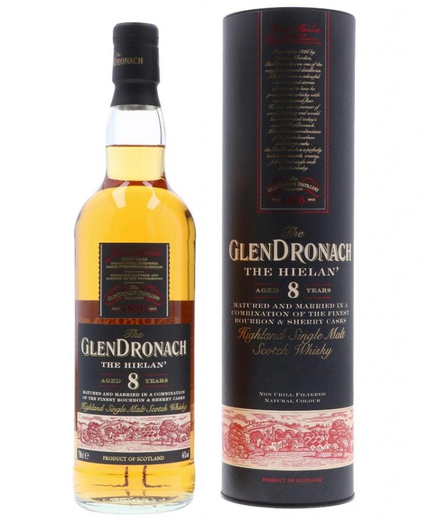 Glendronach 8y The Hielan 70cl 46 % vol 29,95€