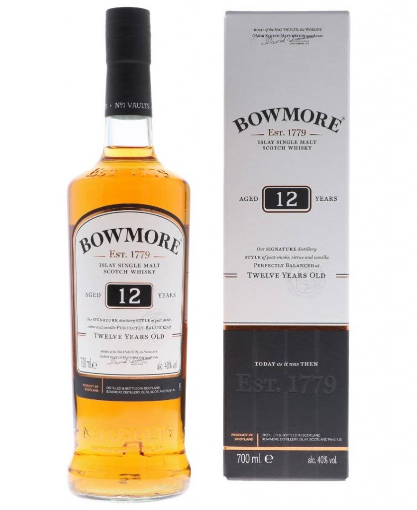 Bowmore 12 Years 70cl 40° 33,95€