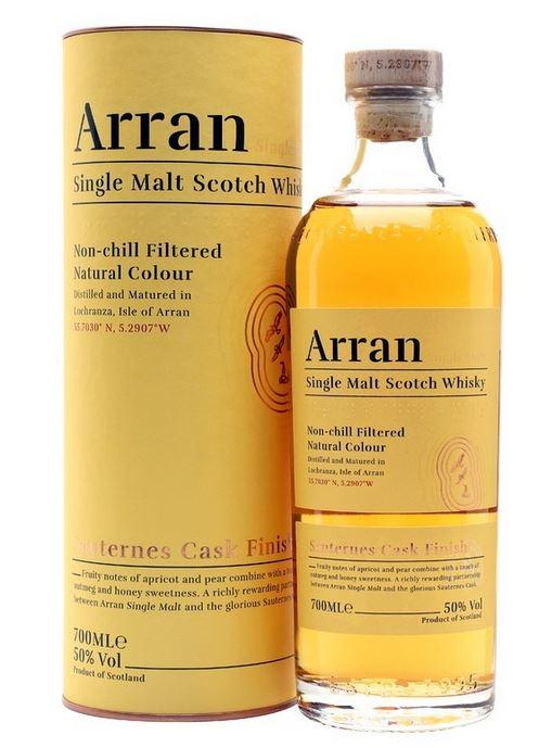 Arran Single Malt Sauternes Cask Finish 70cl 50 % vol 52,95€