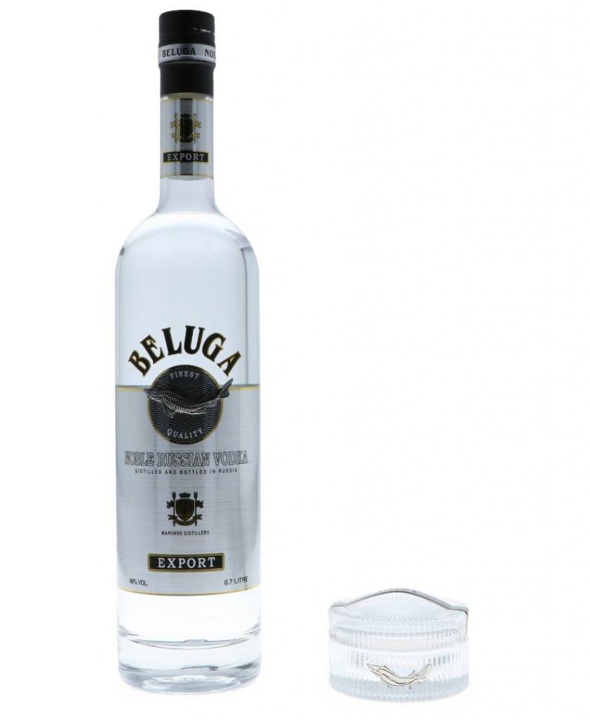 Beluga Export Noble + Caviar Dish Set - Vodka
