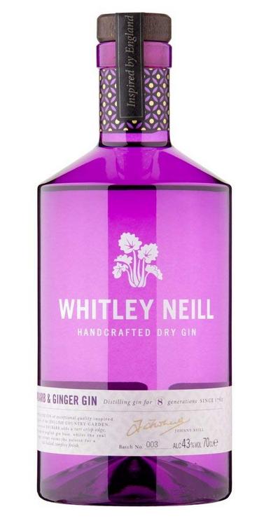 Whitley Neill Rhubarb & Ginger 70cl 43 % vol 19,95€