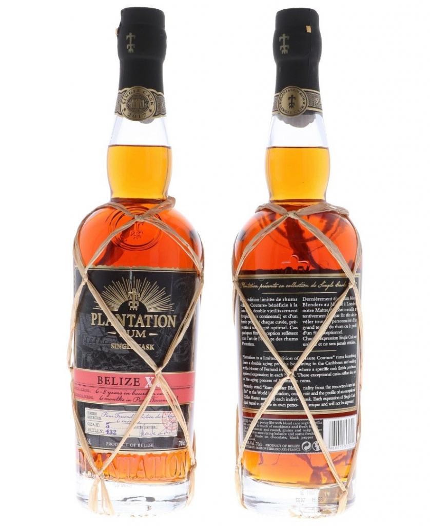 Plantation Rum Belize Xo Single Cask 70cl 49.4 % vol 48,50€