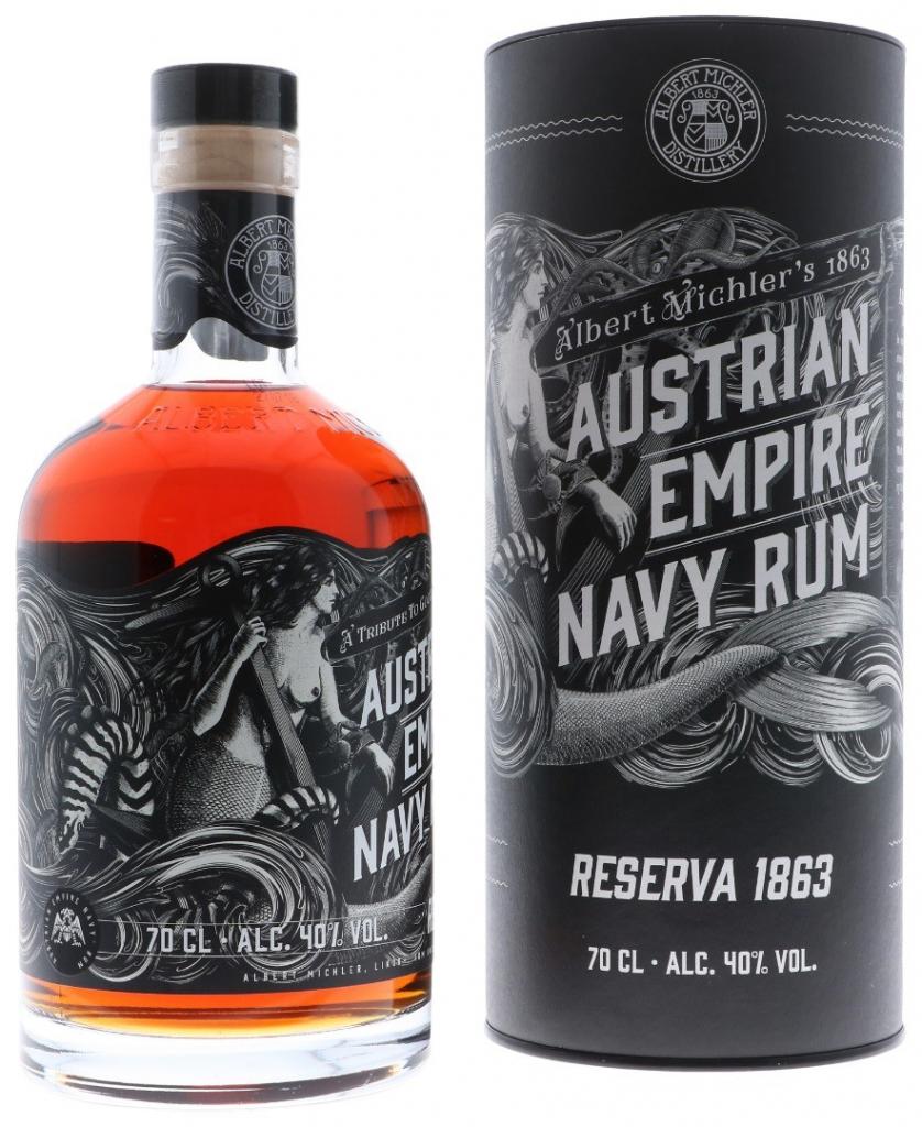 A.Michler's Austrian Empire Navy Reserve 1863 + Gb Vol 70cl 40° 35,90€