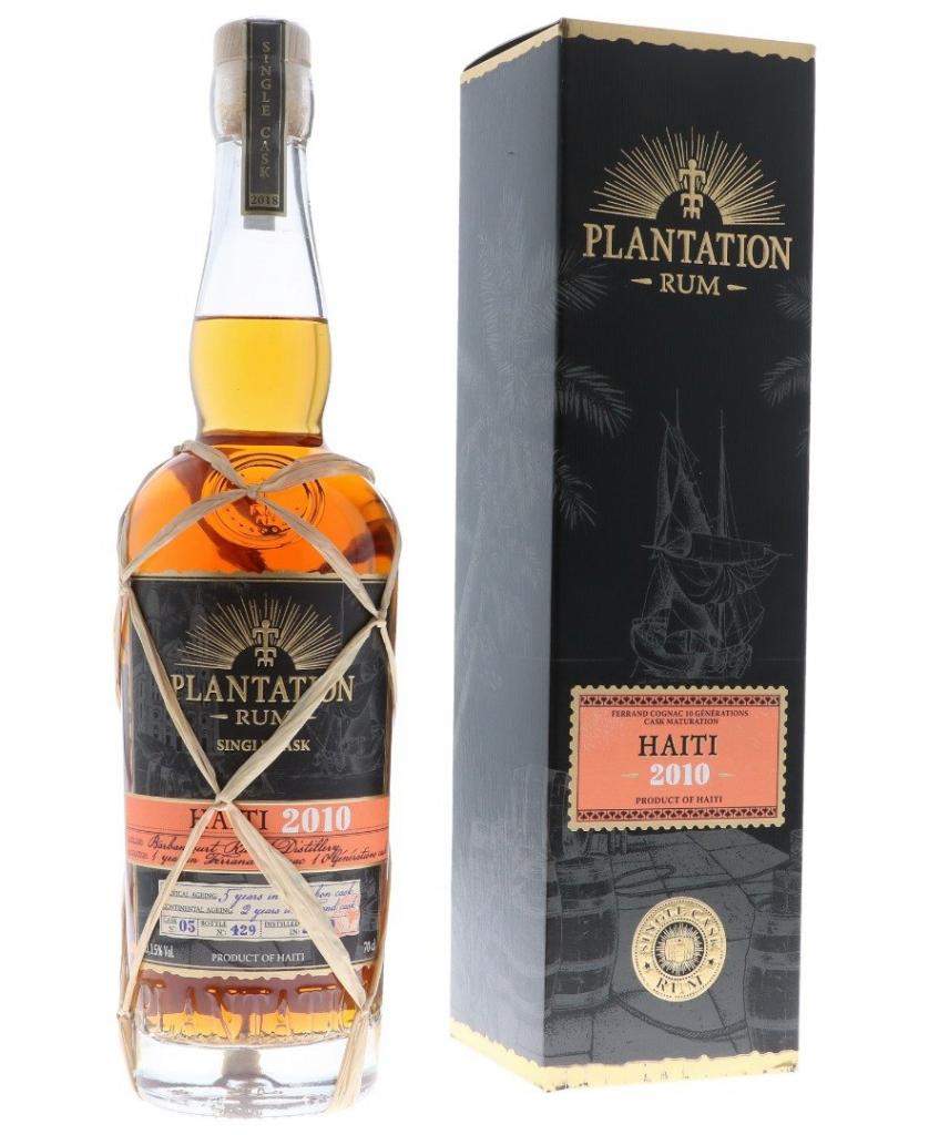 Plantation Rum Haiti 2010 + Gb 70cl 40.15° 49,50€