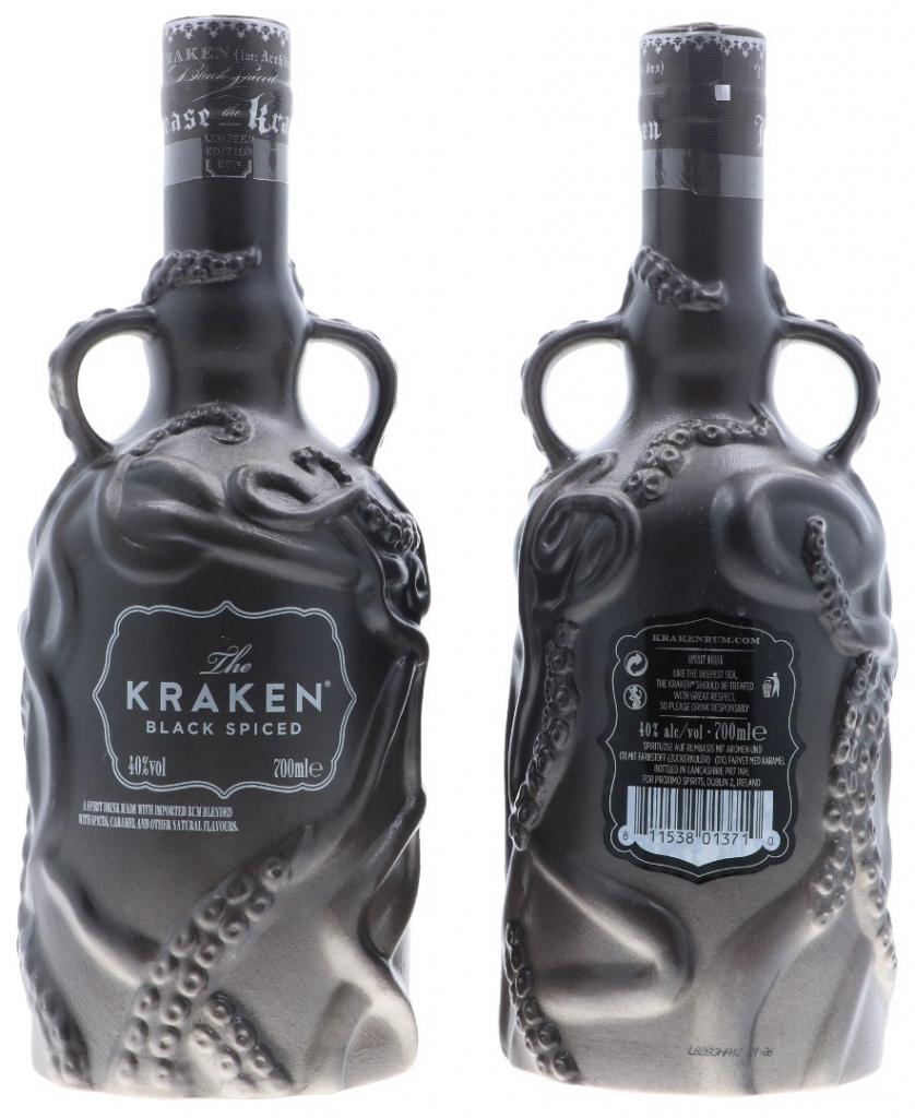 Kraken Black Spiced Rum The Salvaged Bottle 70cl 40 % vol 56,40€