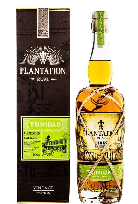 Plantation Rum Trinidad 2008 + Gb 70cl 42° 46,50€