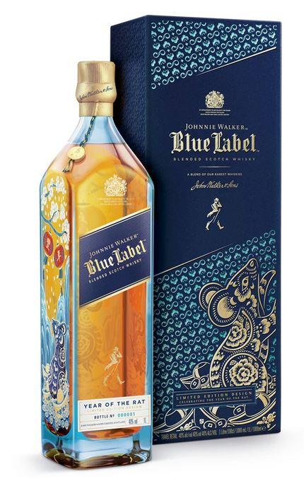 Jw. Blue Label Chinese Ny Ed. 2020 Year Of Rat +Gb 70cl 40° 239,00€