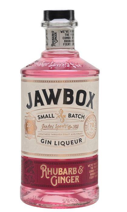 Jawbox Rhubarb And Ginger Gin Liqueur 70cl 20 % vol 26,50€