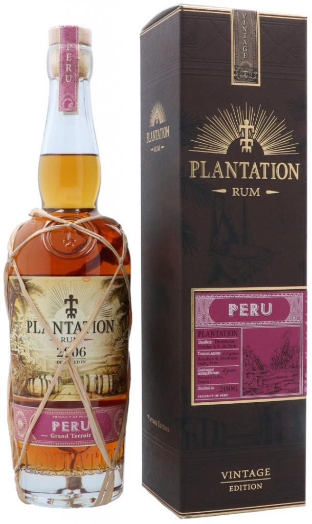 Plantation Rum Peru 2006 + Gb 70cl 43.1 % vol 39,85€