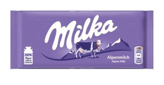 Milka Lait 100g 1,69€