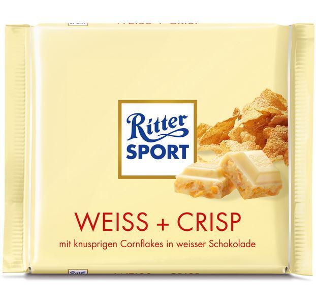 Rittersport Weiss + Crisp 100g 2,00€