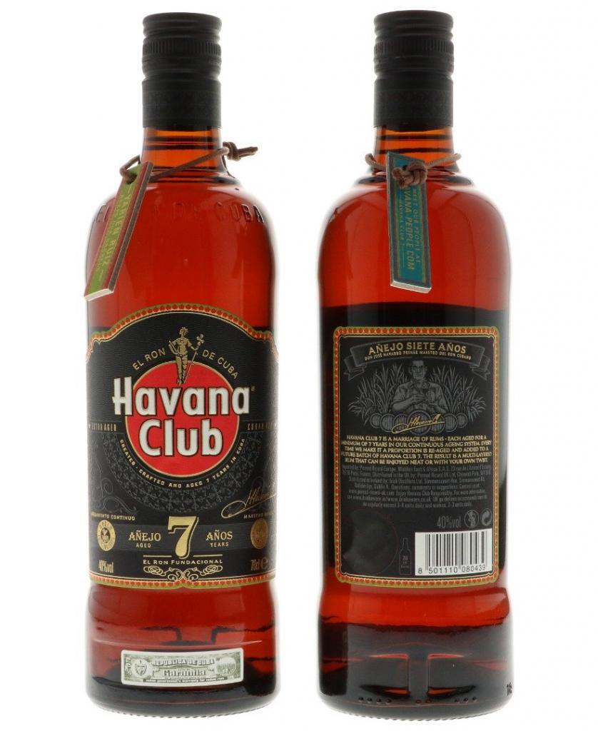 Havana Club Brown 7 Years Old 70cl 40° 22,95€