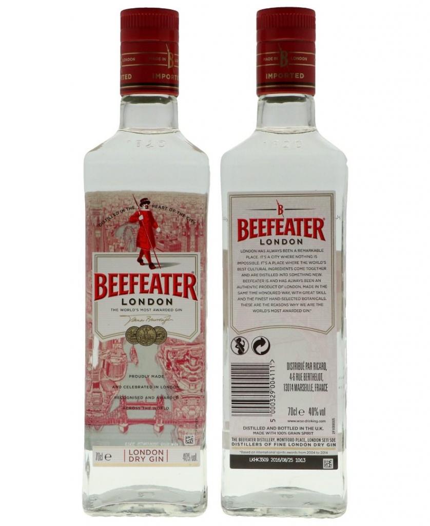 Beefeater 70cl 40° 12,95€