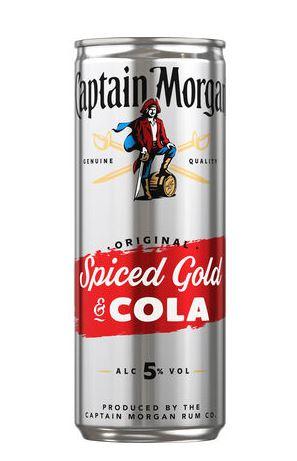 Captain Morgan Cola Premix 25cl 5° 3,95€
