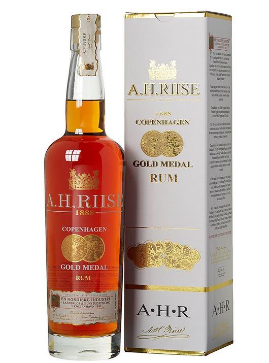 A.H.Riise 1888 Copenhagen Gold Medal + Gb 70cl 40° 33,50€
