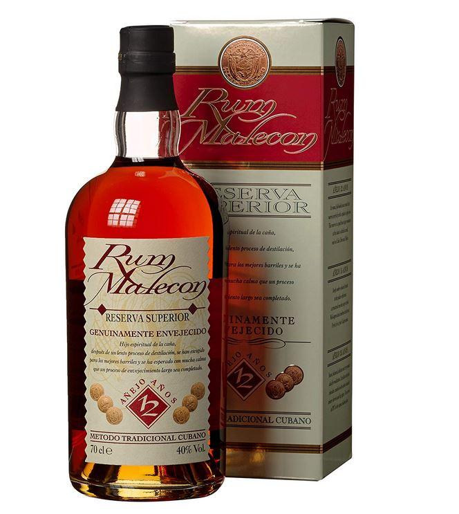 Malecon Rum Reserva Superior 12y + Gb 70cl 40 % vol 22,50€
