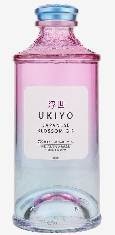 Ukiyo Japanese Blossom Gin 70cl 40° 34,90€