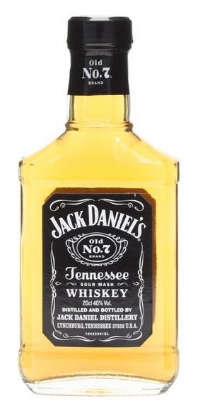 Jack Daniels 20cl 40° 7,70€