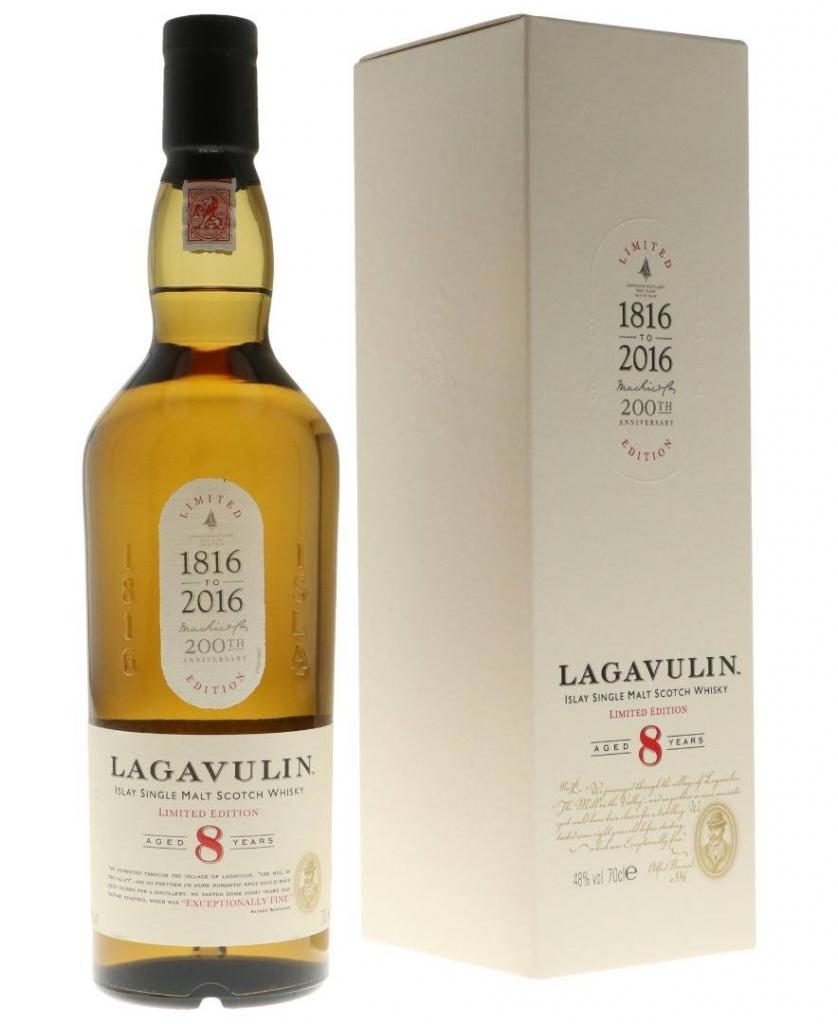Lagavulin Single Malt 8 Years + Gb 70cl 48° 62,50€