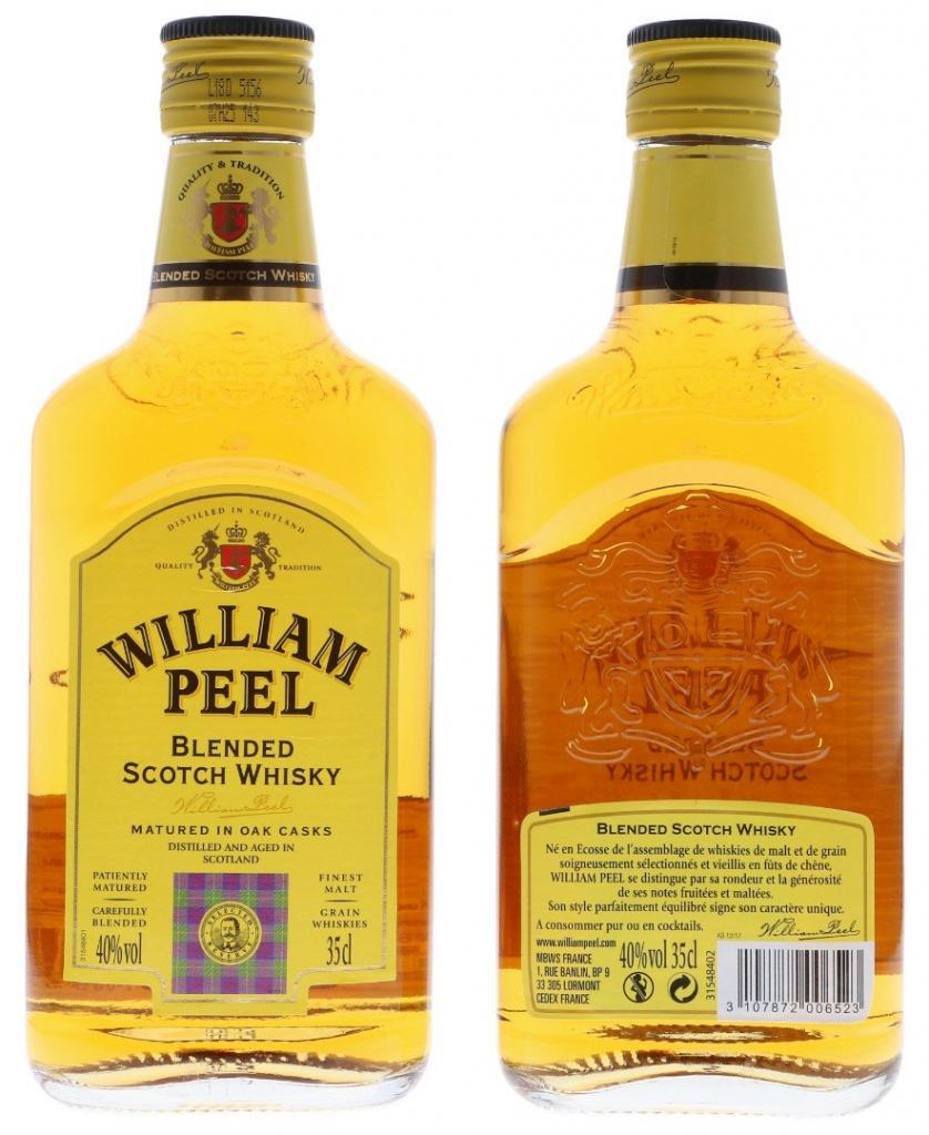 William Peel 35cl 40° 4,19€